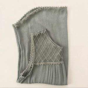 Rose Knox sage green sleeveless top